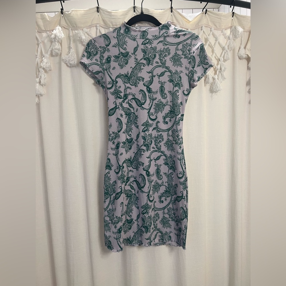 Brand: Urban Outfitters / Style: Mini Dress / Color: Light Purple and Green